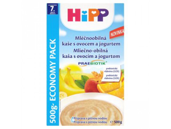 HiPP Bio молочная каша с фруктами и йогуртом 500 г